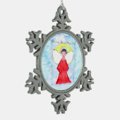 Schneeflockeverzierung "des wenig schneeflocken Zinn-Ornament (Links)