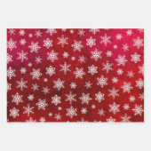 Schneeflottpapier - Helle Farbe Weihnachten Geschenkpapier Set (Vorderseite 2)