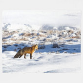 SCHNEEFOX FLEECEDECKE (Vorderseite (Horizontal))