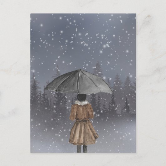 Schneefrädchen Postkarte (Vorderseite)