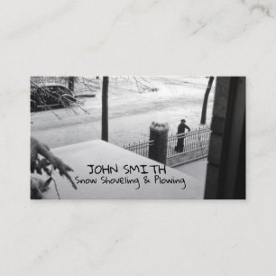 Schneefräse-Entfernungsauftragnehmer Visitenkarte