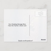 Schneefräse Postkarte (Rückseite)