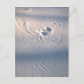 Schneefräse Postkarte (Vorderseite)