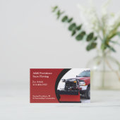 Schneefräsen für die Visitenkarte (Stehend Vorderseite)