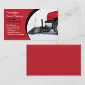 Schneefräsen für die Visitenkarte (Vorne/Hinten)