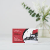 Schneefräsen für die Visitenkarte (Stehend Vorderseite)