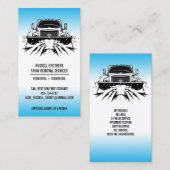 Schneefräsen für die Visitenkarte (Vorne/Hinten)