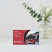 Schneefräsen für die Visitenkarte (Stehend Vorderseite)