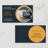 Schneefräsen für die Visitenkarte (Vorne/Hinten)