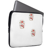 Schneefrau Laptopschutzhülle (Vorne Rechts)