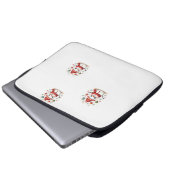 Schneefrau Laptopschutzhülle (Vorne Knopf)