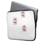 Schneefrau Laptopschutzhülle (Vorderseite Links)