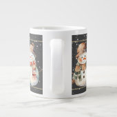 SCHNEEFRAU, SCHNEEFRAU, SCHNEEWINTER Jumbo-Tasse (Rückseite)