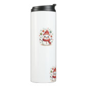 Schneefrau Thermosbecher (Nach links gedreht)