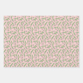 Schneefräulenmuster Geschenkpapier Set (Vorderseite 3)