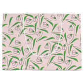 Schneefräulenmuster Große Geschenktüte (Vorderseite)