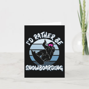 Schneefreunde, die ich lieber mit Snowboarden fahr Karte