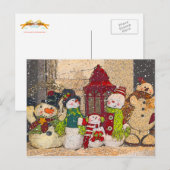 SCHNEEFREUNDE POSTKARTE (Vorne/Hinten)