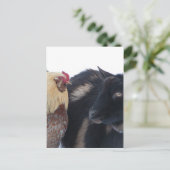 SCHNEEFREUNDE POSTKARTE (Stehend Vorderseite)