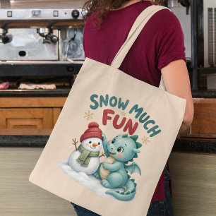 Schneefun Baby-Drache und Schneemann-Tragetasche Tragetasche