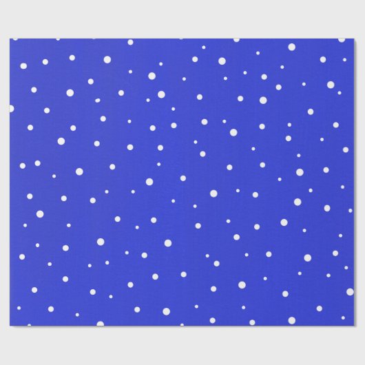 Schneefunkte Geschenkpapier (Flach)