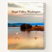 Schneegänse im Skagital Notizblock (Rückseite)