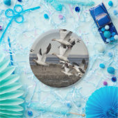 Schneegänse Pappteller (Party)