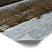 Schneegänse starten beim Squaw Bake Refugium Poste Poster (Ecke)