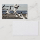 Schneegänse Visitenkarte (Vorne/Hinten)