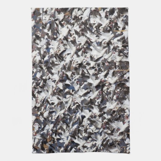 Schneegänzchen Geschirrtuch (Vertikal)