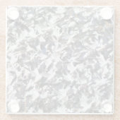 Schneegänzchen Glasuntersetzer (Rückseite)