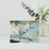 Schneegebiet, 1866 postkarte (Stehend Vorderseite)