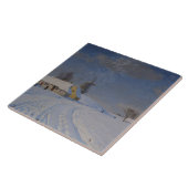 Schneegebiet im Winter (nach H.A. Brendekilde) Fliese (Seite)