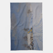 Schneegebiet im Winter (nach H.A. Brendekilde) Geschirrtuch (Vertikal)