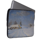 Schneegebiet im Winter (nach H.A. Brendekilde) Laptopschutzhülle (Vorne Rechts)