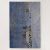 Schneegebiet im Winter (nach H.A. Brendekilde) Puzzle (Vertikal)