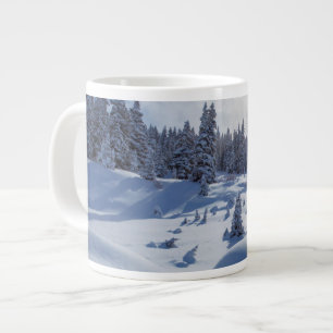 Schneegebiet Jumbo-Tasse