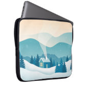 Schneegebiet Laptopschutzhülle (Vorne Rechts)