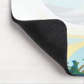 Schneegebiet Mousepad (Ecke)