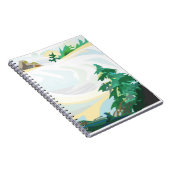 Schneegebiet Notizblock (Rechte Seite)