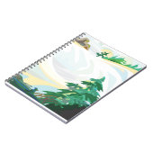 Schneegebiet Notizblock (Linke Seite)