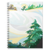 Schneegebiet Notizblock (Vorderseite)