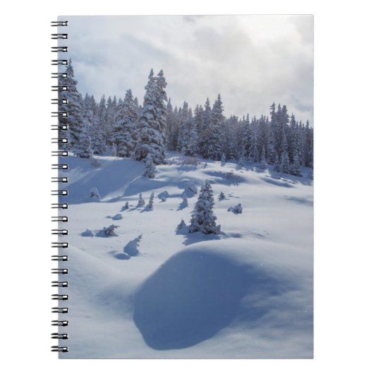 Schneegebiet Notizblock (Vorderseite)
