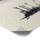 Schneegebiet Poster (Ecke)