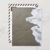 Schneegebiet Postkarte (Vorne/Hinten)