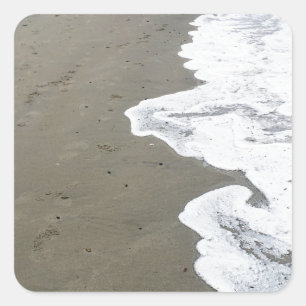 Schneegebiet Quadratischer Aufkleber