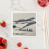 Schneegebiet Serviette (Beispiel)