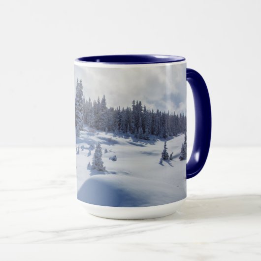 Schneegebiet Tasse (VorderseiteRechts)