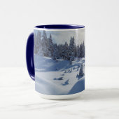 Schneegebiet Tasse (Vorderseite Links)