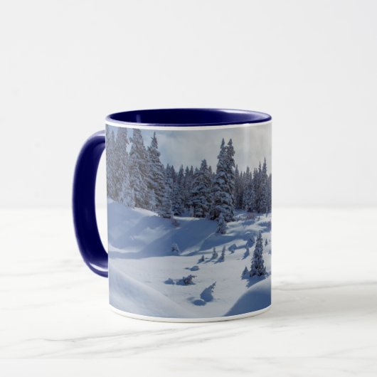 Schneegebiet Tasse (Vorderseite Links)